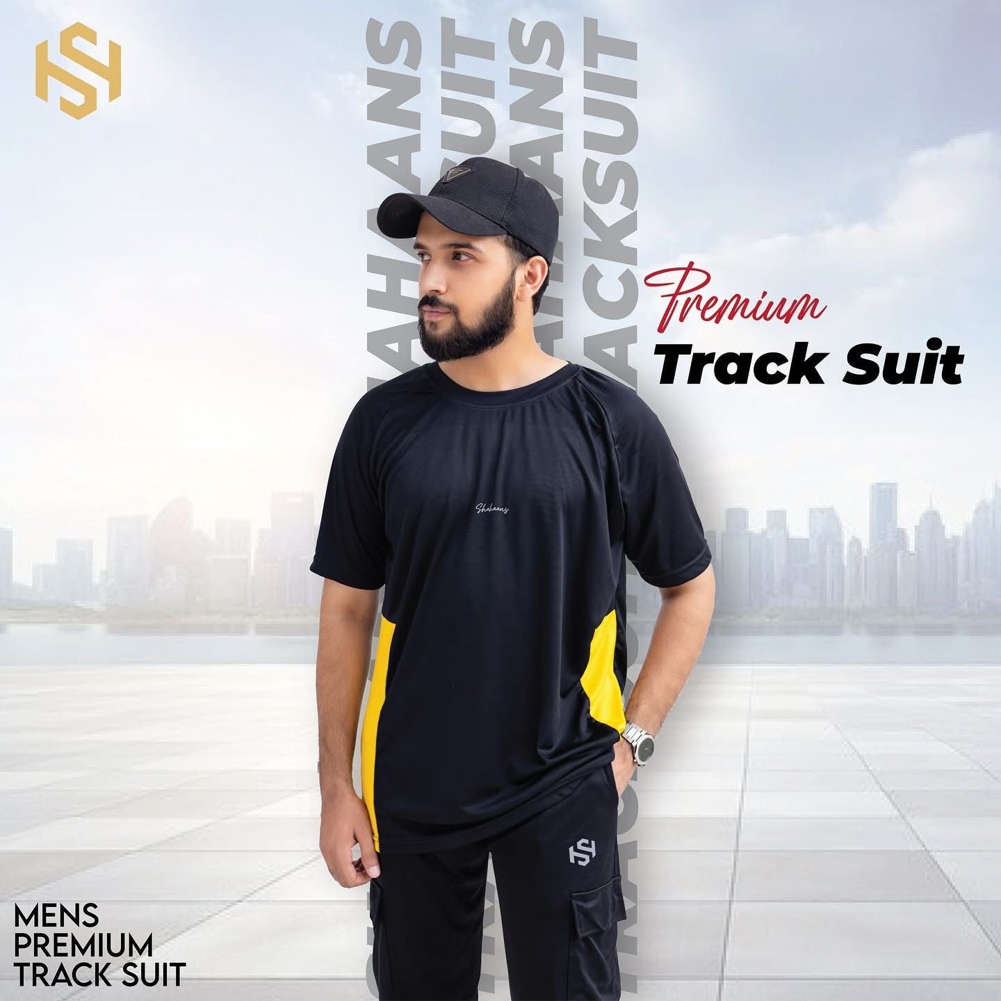 Black Premium Tracksuit