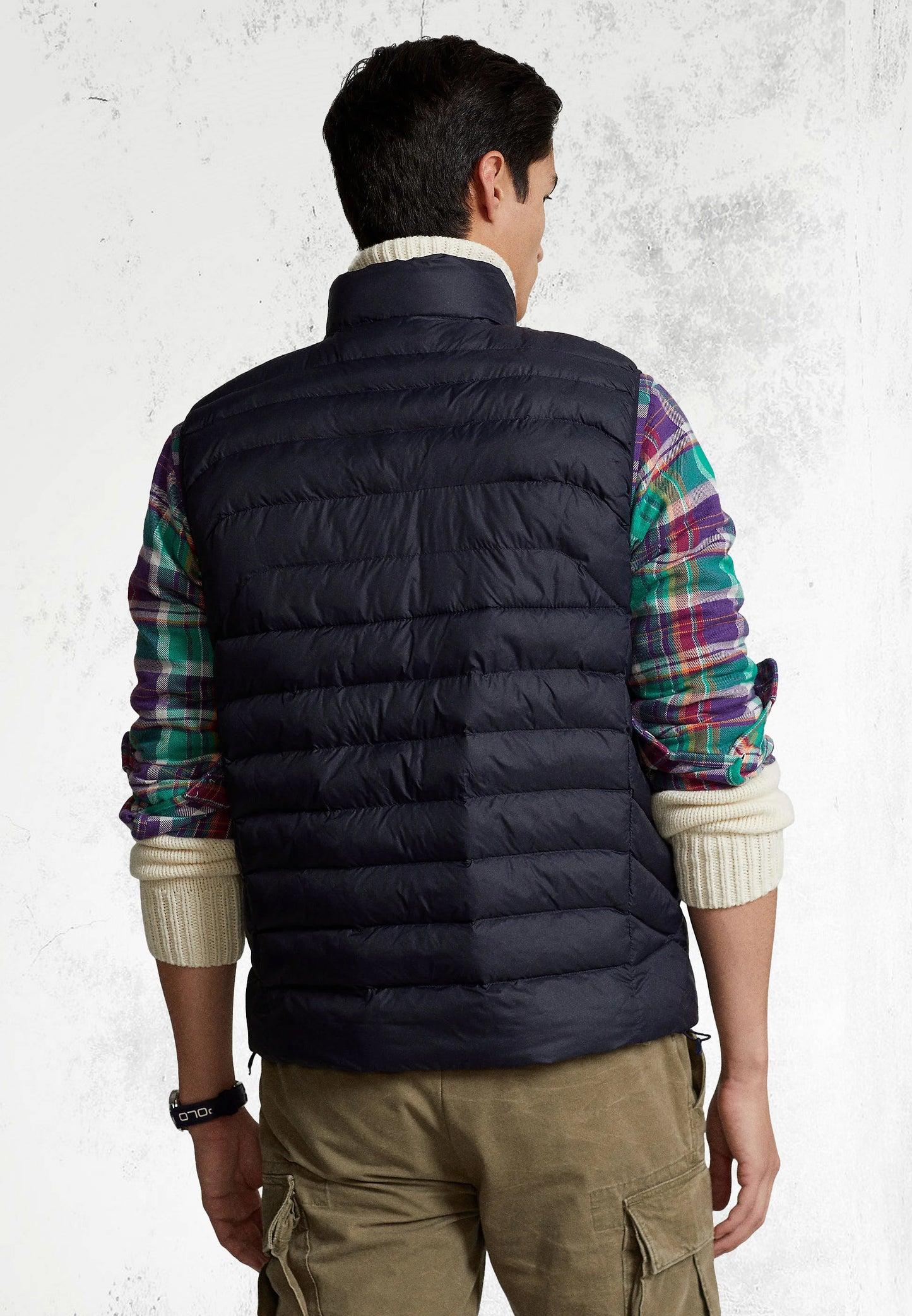 Sleeveless Puffer Jacket Blue