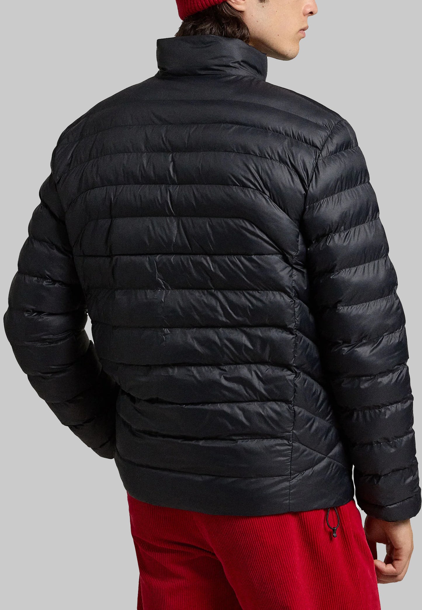 Full Sleeves Puffer Jacket Black