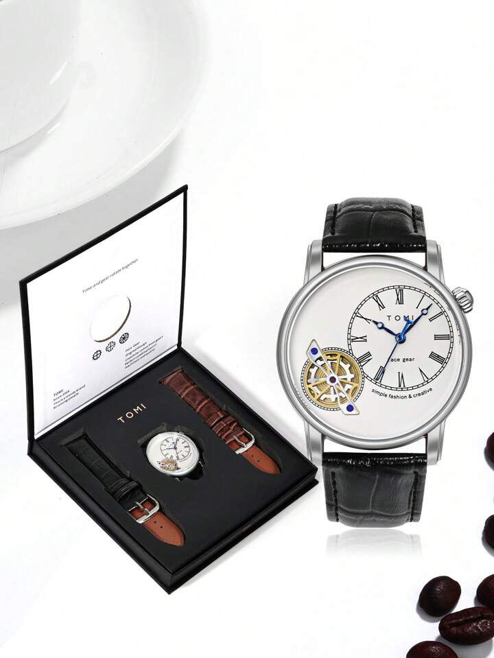 Men Dual Strap Premium Watch