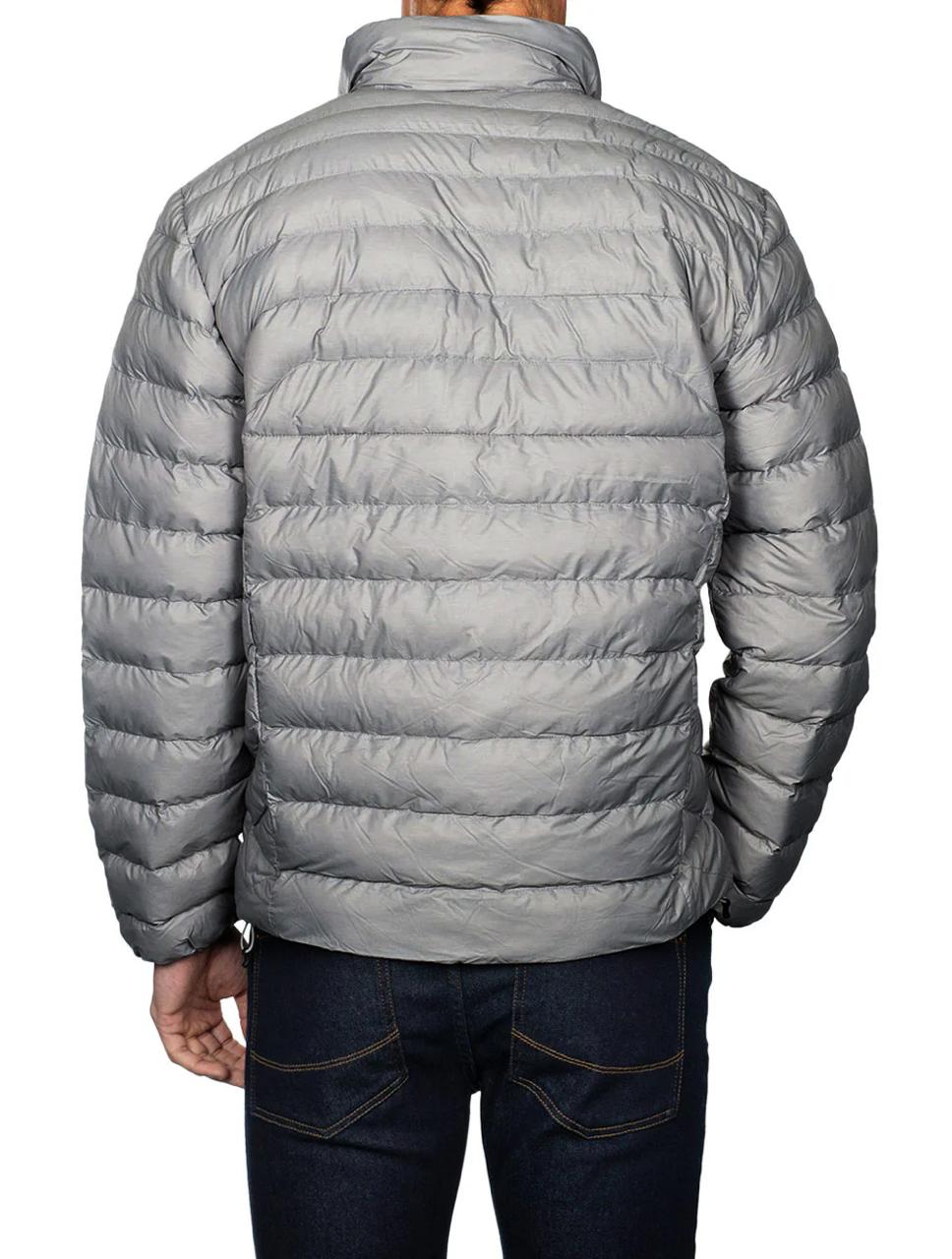 Full Sleeves Puffer Jacket Grey