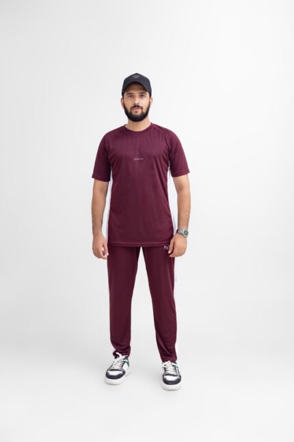 Maroon Premium Dryfit Tracksuit